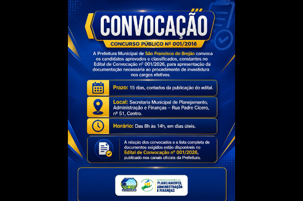 EDITAL 001/2026