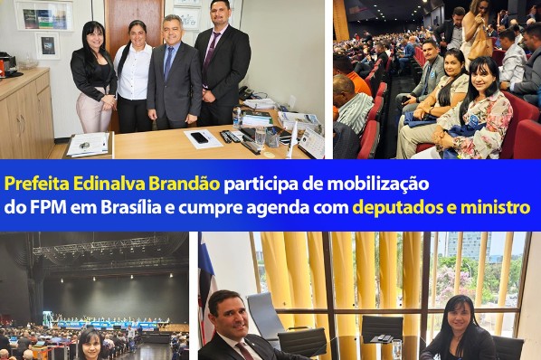 Prefeita Edinalva em Brasília