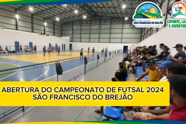 3 jogos abrem o Campenato de Futsal 2024